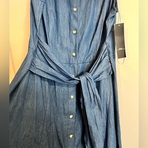 Sleeveless Denim Dress